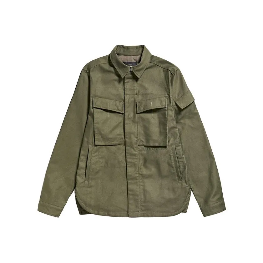 STAR RAW Куртки и Пальто Мужские Оливково-зеленый