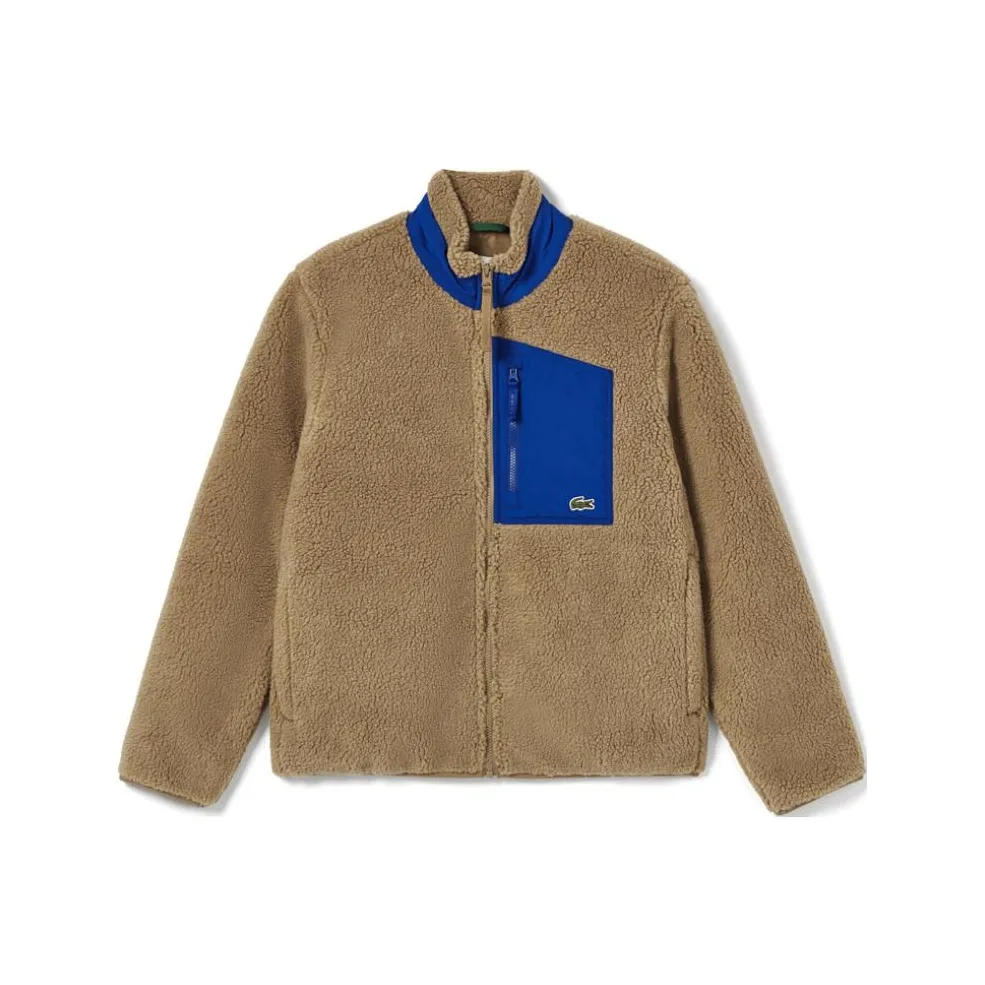 LACOSTE Jackets & Coats Men's Camel