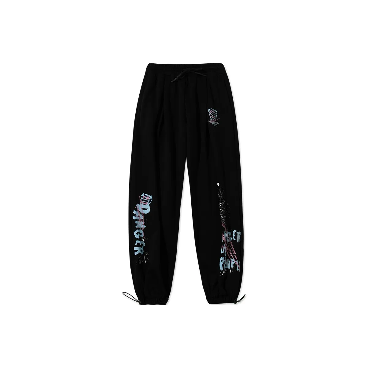 DANGEROUSPEOPLE Knitted Sweatpants Unisex Black
