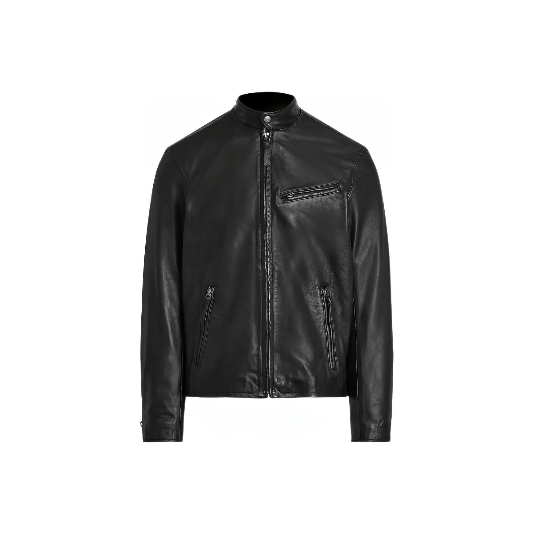 Polo Ralph Lauren Leather Jackets Men's Black