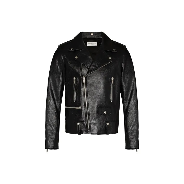 SAINT LAURENT Long Sleeved Biker Jacket