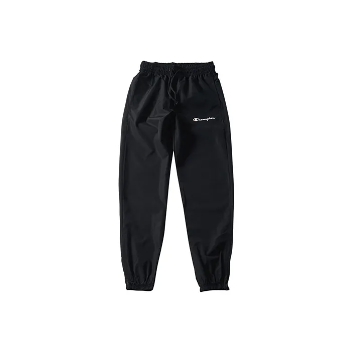 Champion Штаны с манжетами Тренировочные штаны Версия для США Унисекс Черный
