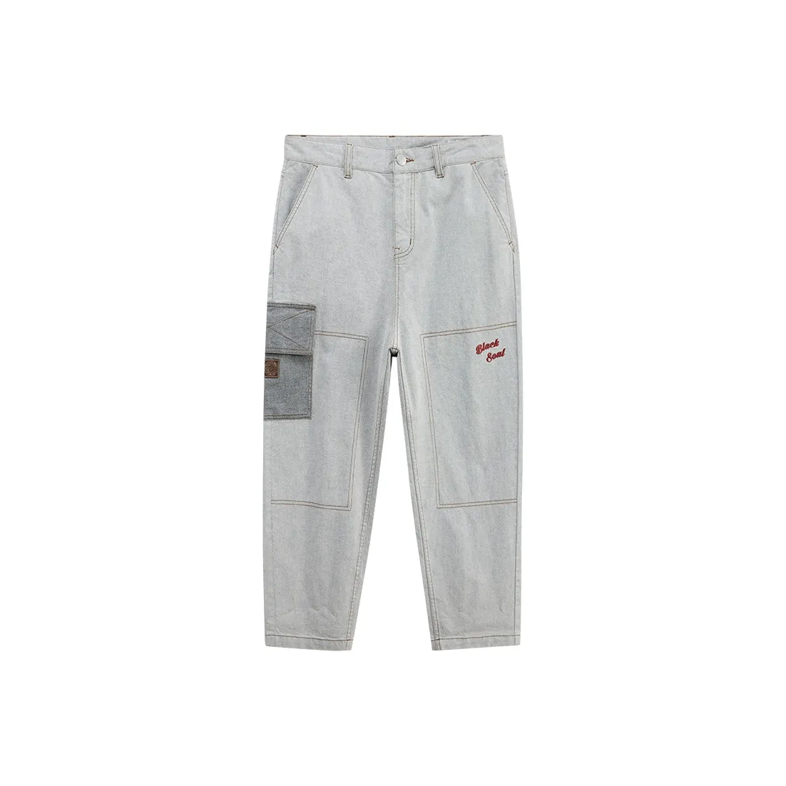 ONIARAI Джинсы Мужские Серые Джинсовые