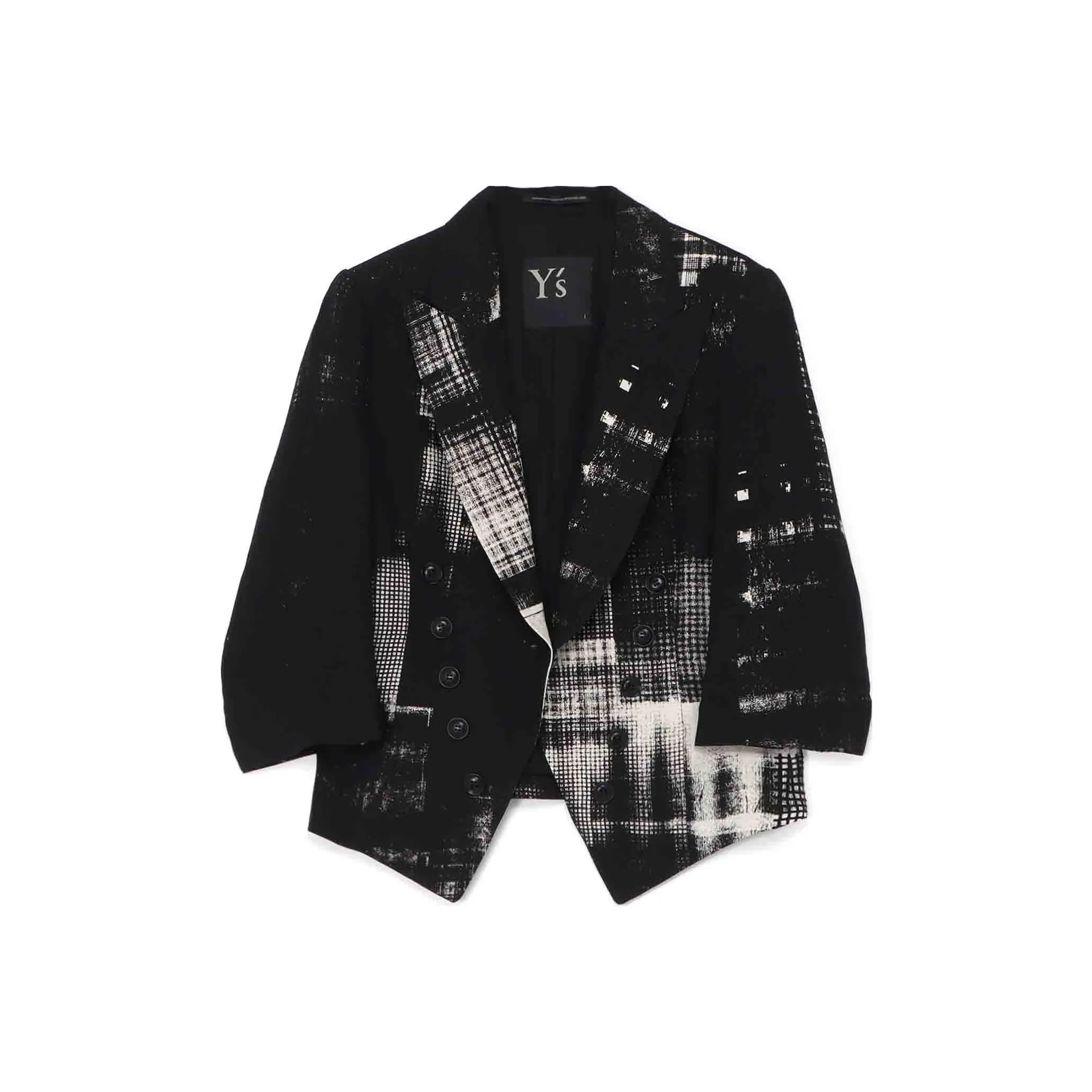 Y's Copied Check print Blazer