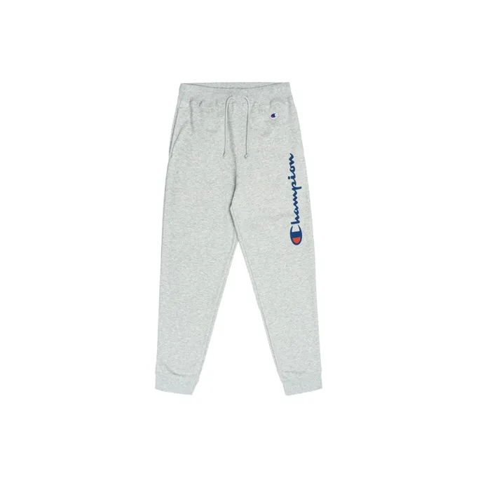 Champion Штаны с манжетами Умеренный Тренировочные брюки Версия для Японии Unisex Light Серый