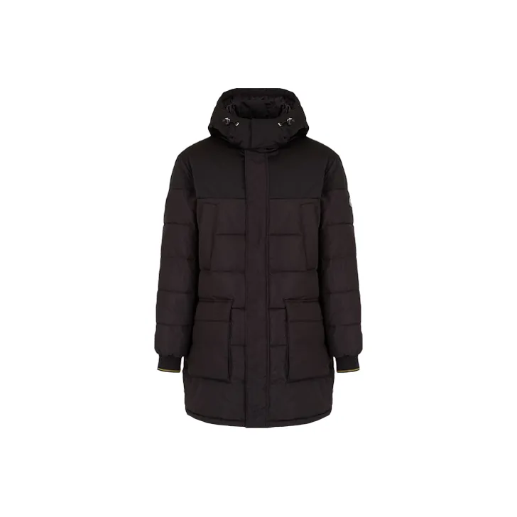 ARMANI EXCHANGEAE Хлопковый пуховик Мужской Черный