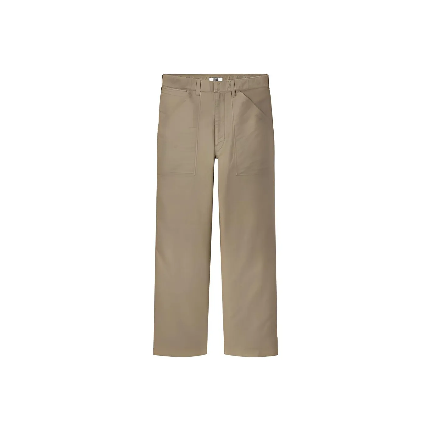 UNIQLO Прямой крой Casual Pants Мужские Khaki