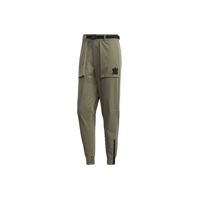 Adidas Originals Clover Series Outfit Knitted Sweatpants Men's Ruins Green