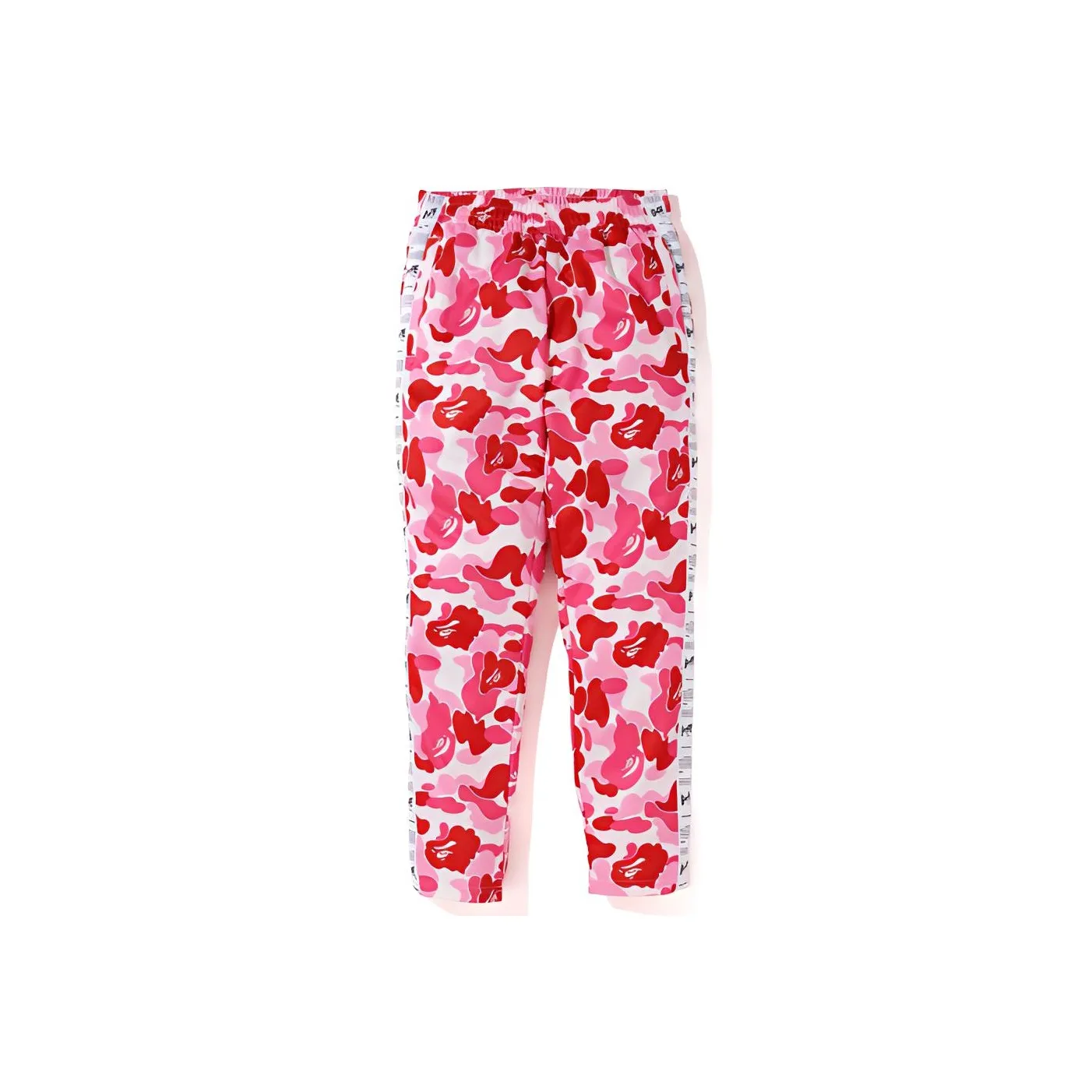 Bape Abc Bapesta Tape Jersey Pants Pink