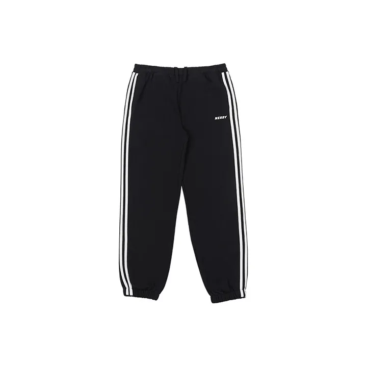 NERDY Штаны с манжетами Повседневные брюки Унисекс Черный