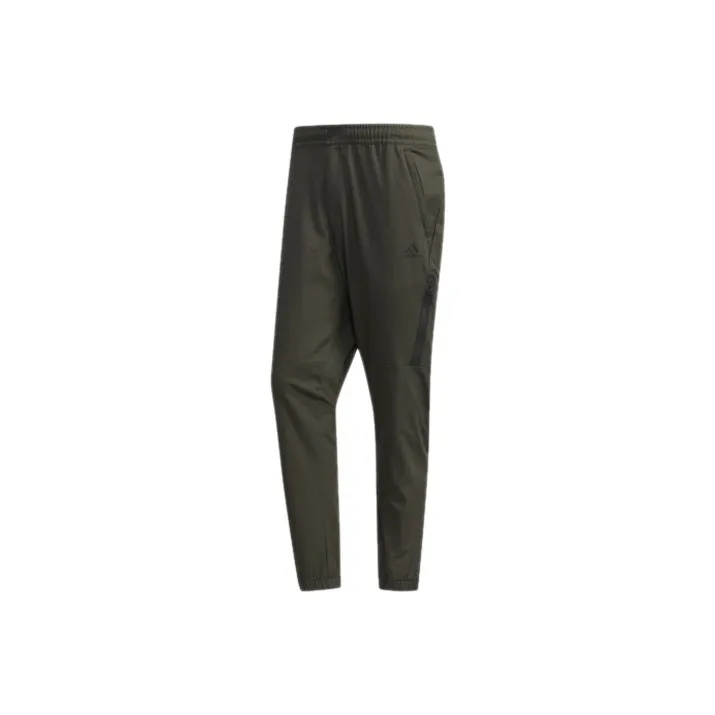 Adidas Deep Earth Brown Men's Knitted Training Pants Adidas Deep Earth Brown Мужские Вязаные Тренировочные Штаны