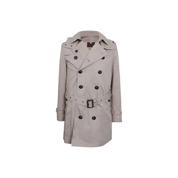 Burberry Trench Coat Men's Gray