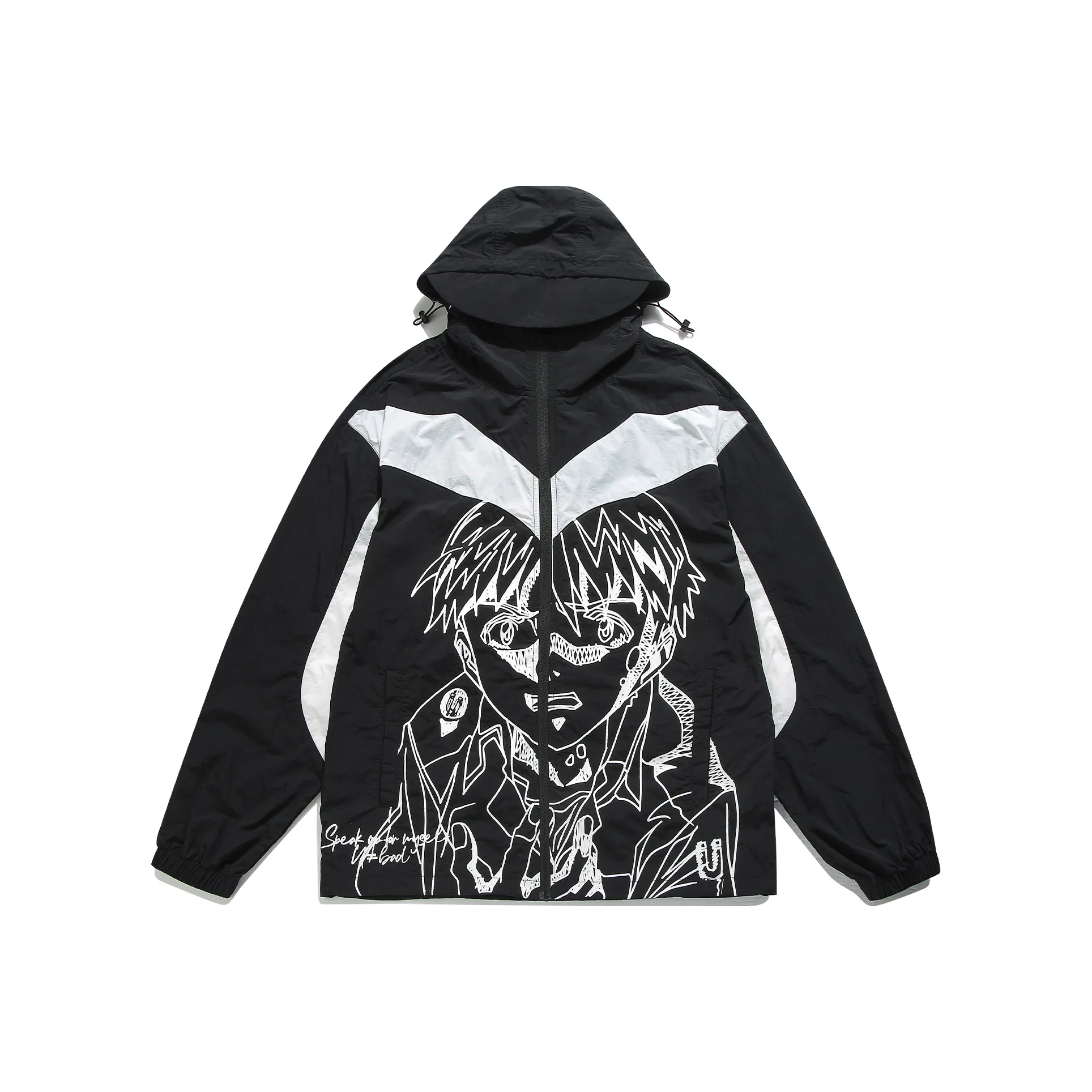 Guuka Черный Унисекс Тренч