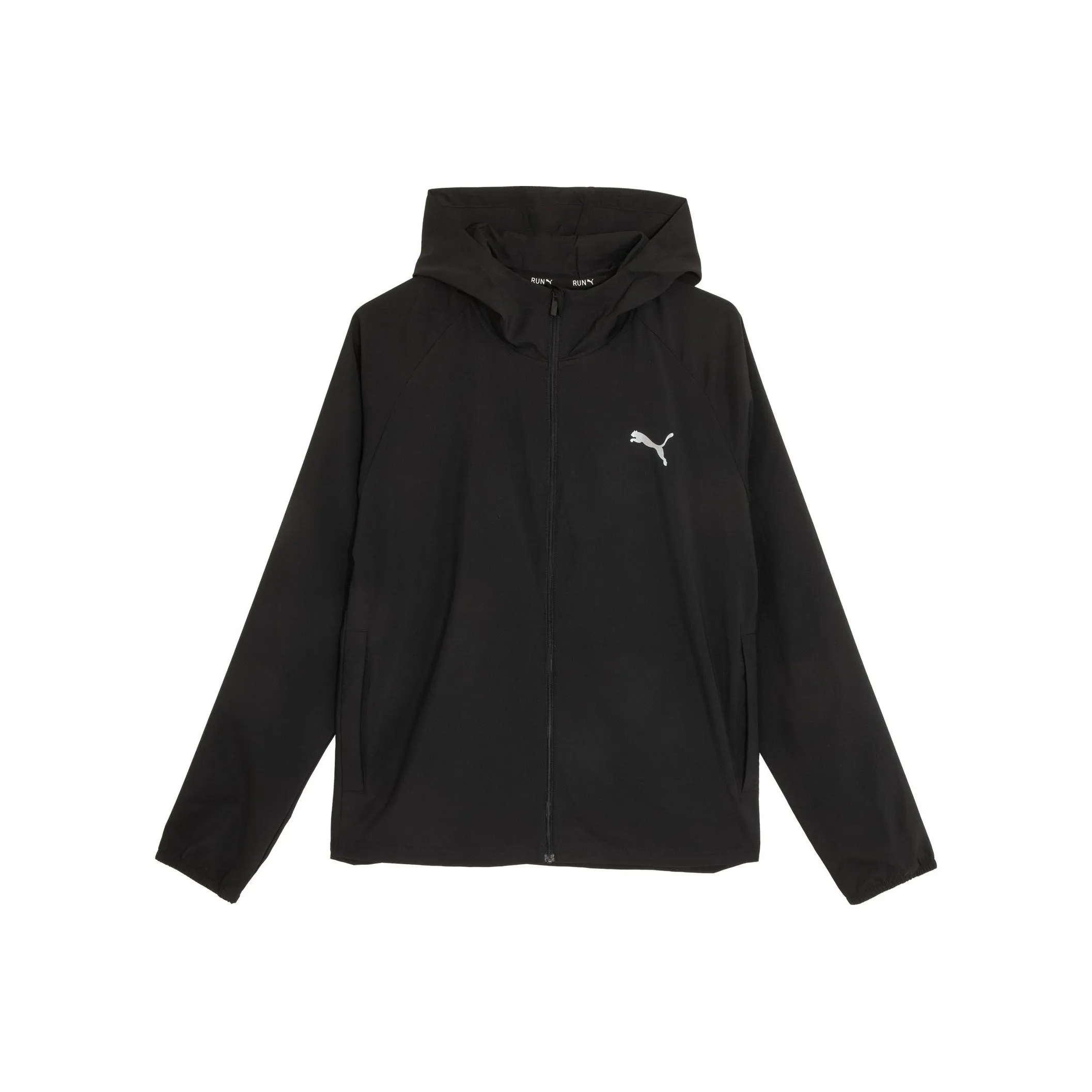 PUMA RUN FAVORITE WOVEN HOODED JACKET M Jacket Men's Black