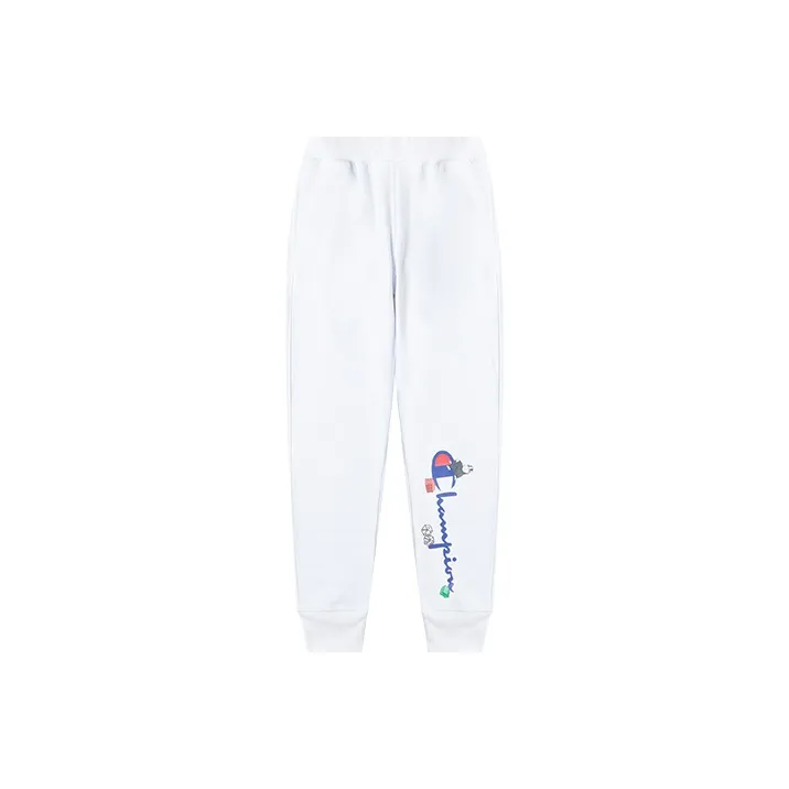 Champion x Hasbro SS22 Sweatpants US Version Unisex White