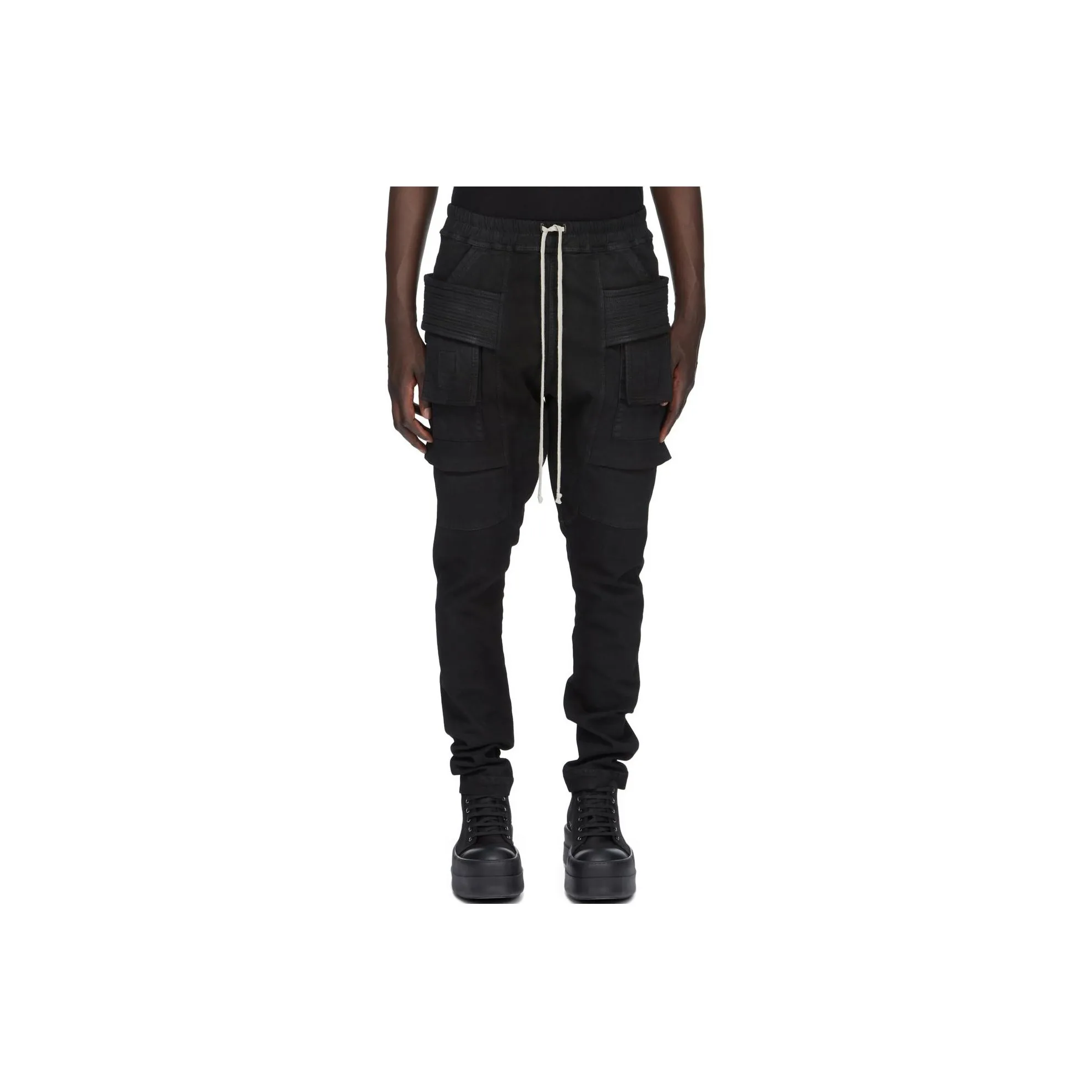 Rick Owens DRKSHDW SS24 Cargo Pants Men's Black