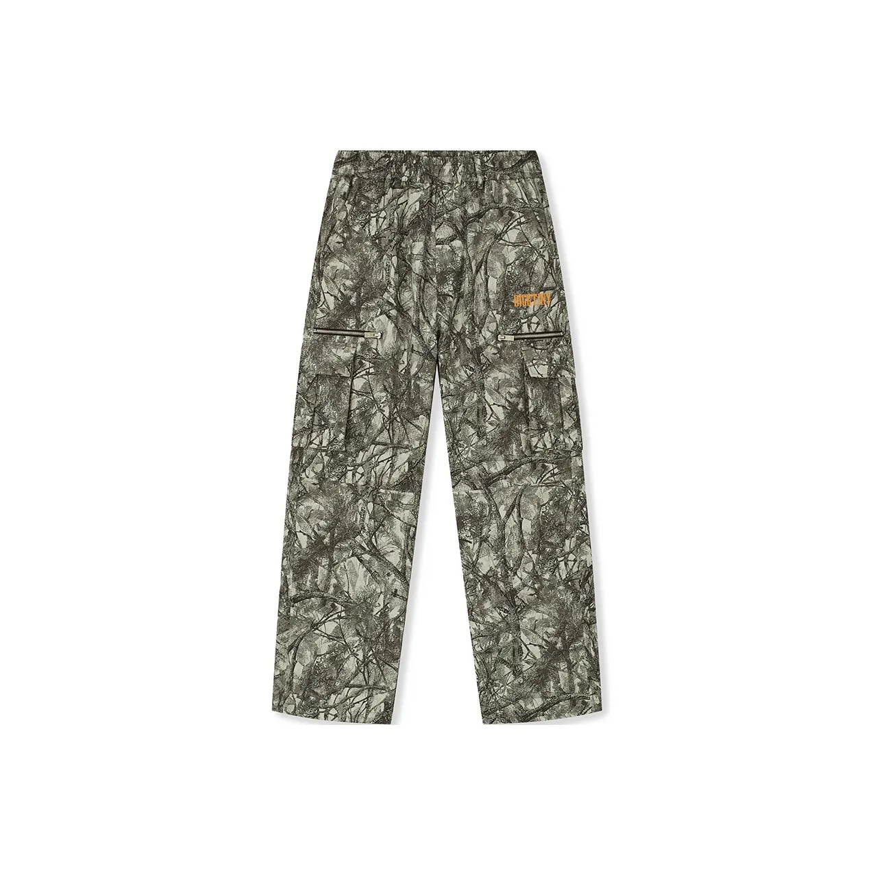 DICETINY Серо-зеленый камуфляж унисекс брюки карго