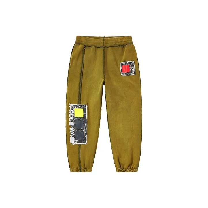 A COLD WALL* Мшисто-зеленый Унисекс Вязаные Тренировочные брюки