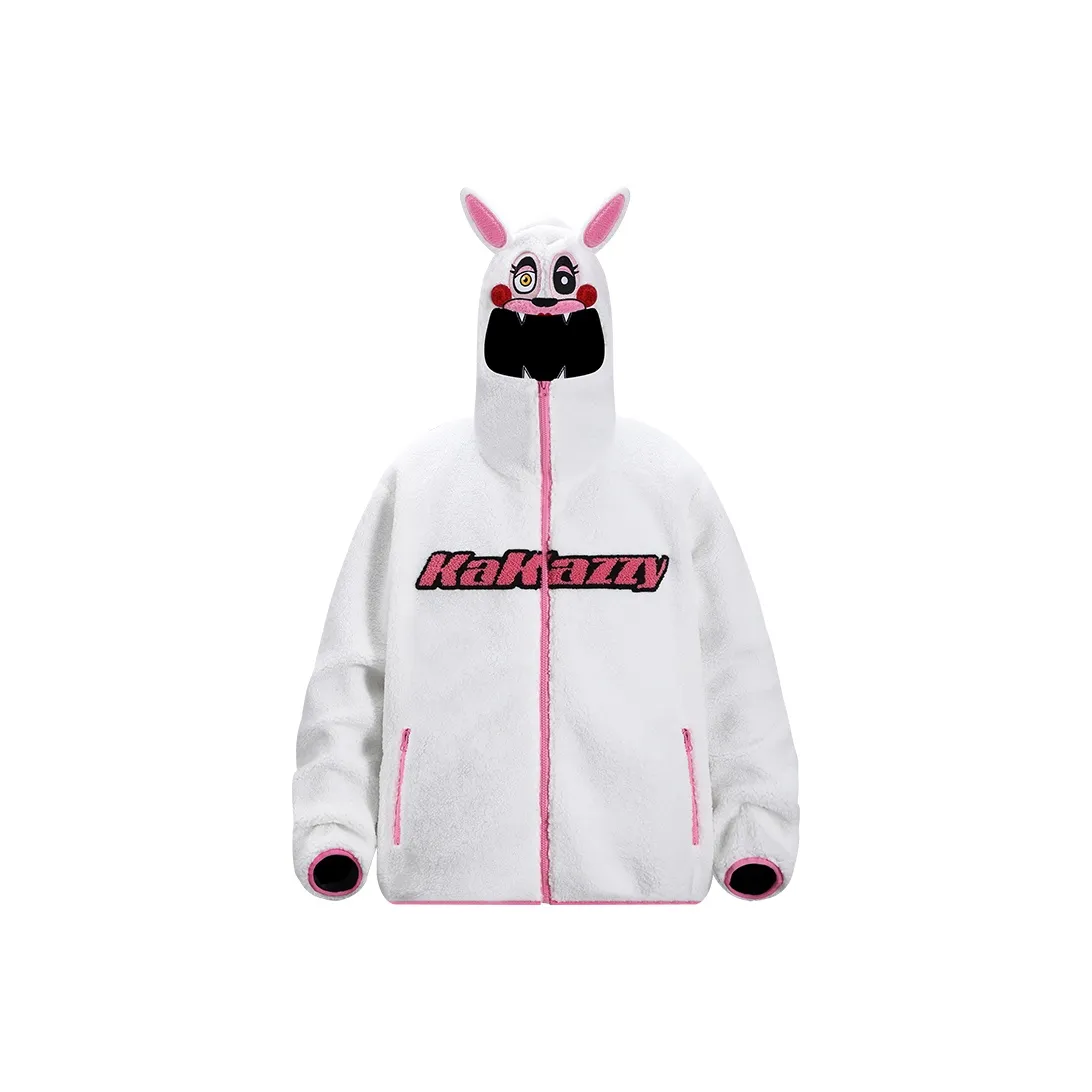 KAKAZZY Хлопковый пуховик унисекс белый