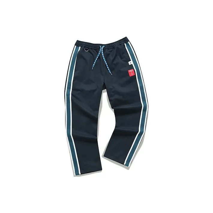 Mihara Yasuhiro X FILA MIHARA YASUHIRO Collaboration Collection Knitted Sweatpants Men's Preppy Blue