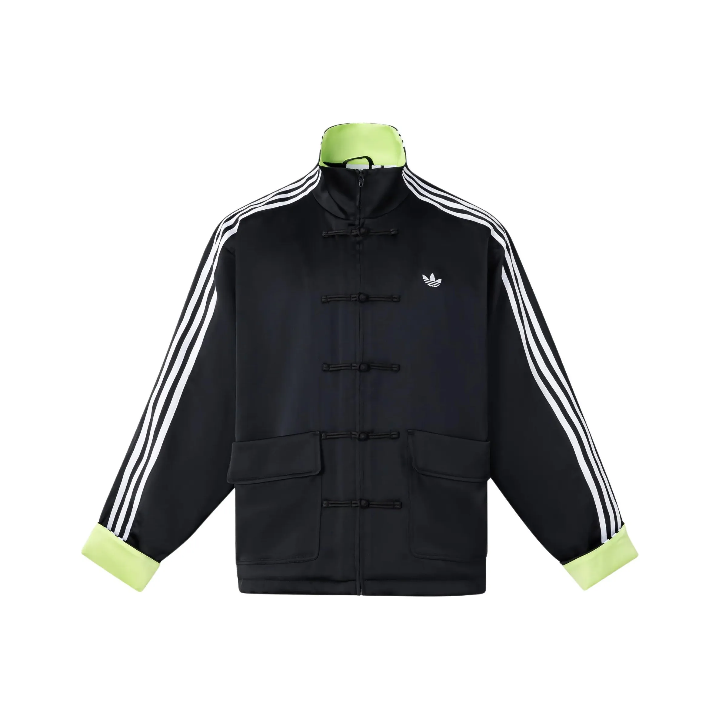Adidas Originals Cn Tt Satin Jacket Unisex Black