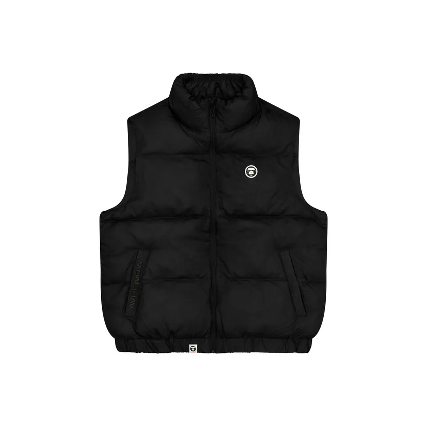 Aape By *A Bathing APE® Logo patch Down Vest