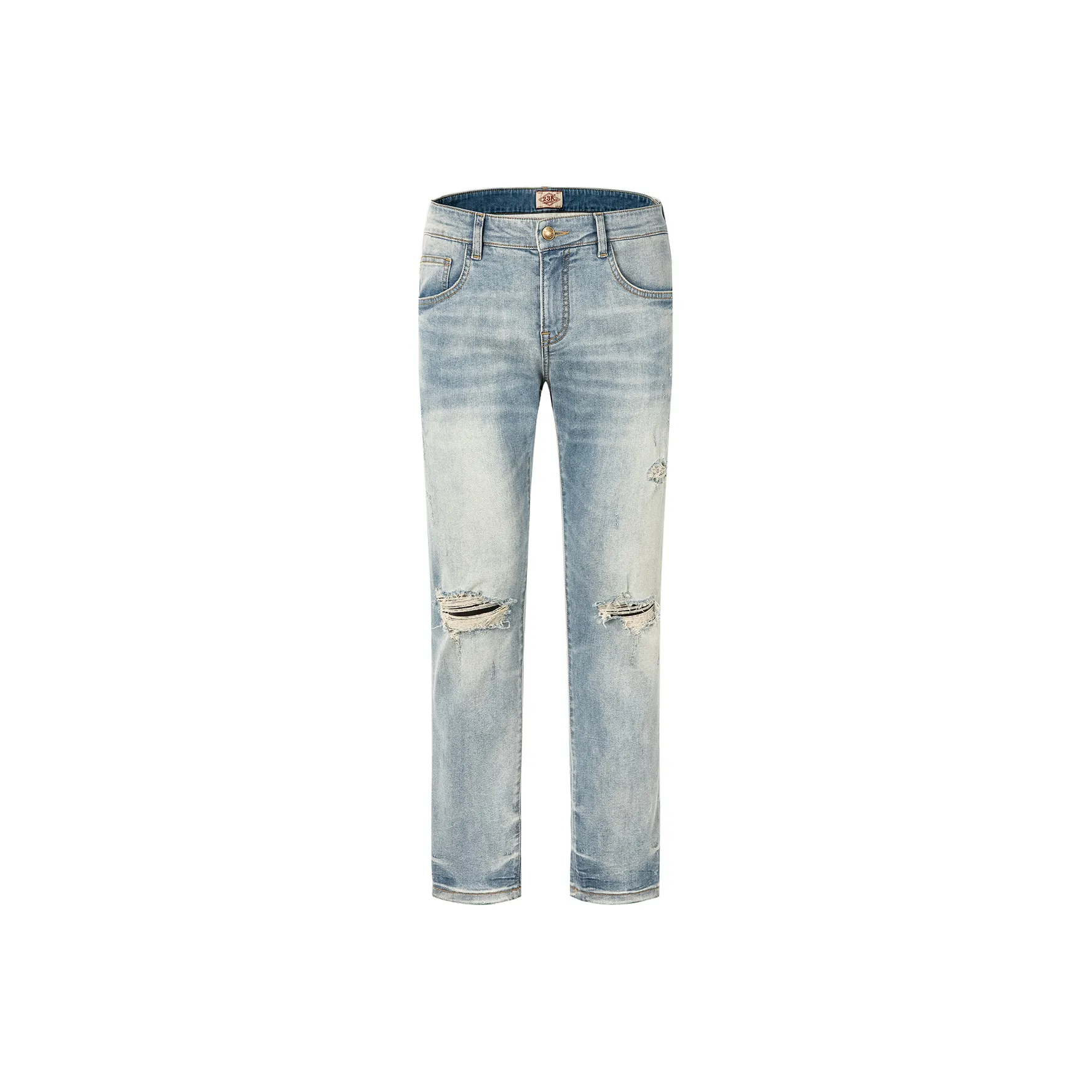 23R+ Spring Summer Thin Ankle Length Jeans Men's