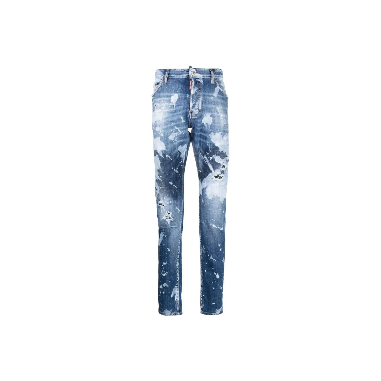 DSQUARED2 Paint splatter Straight leg Jeans