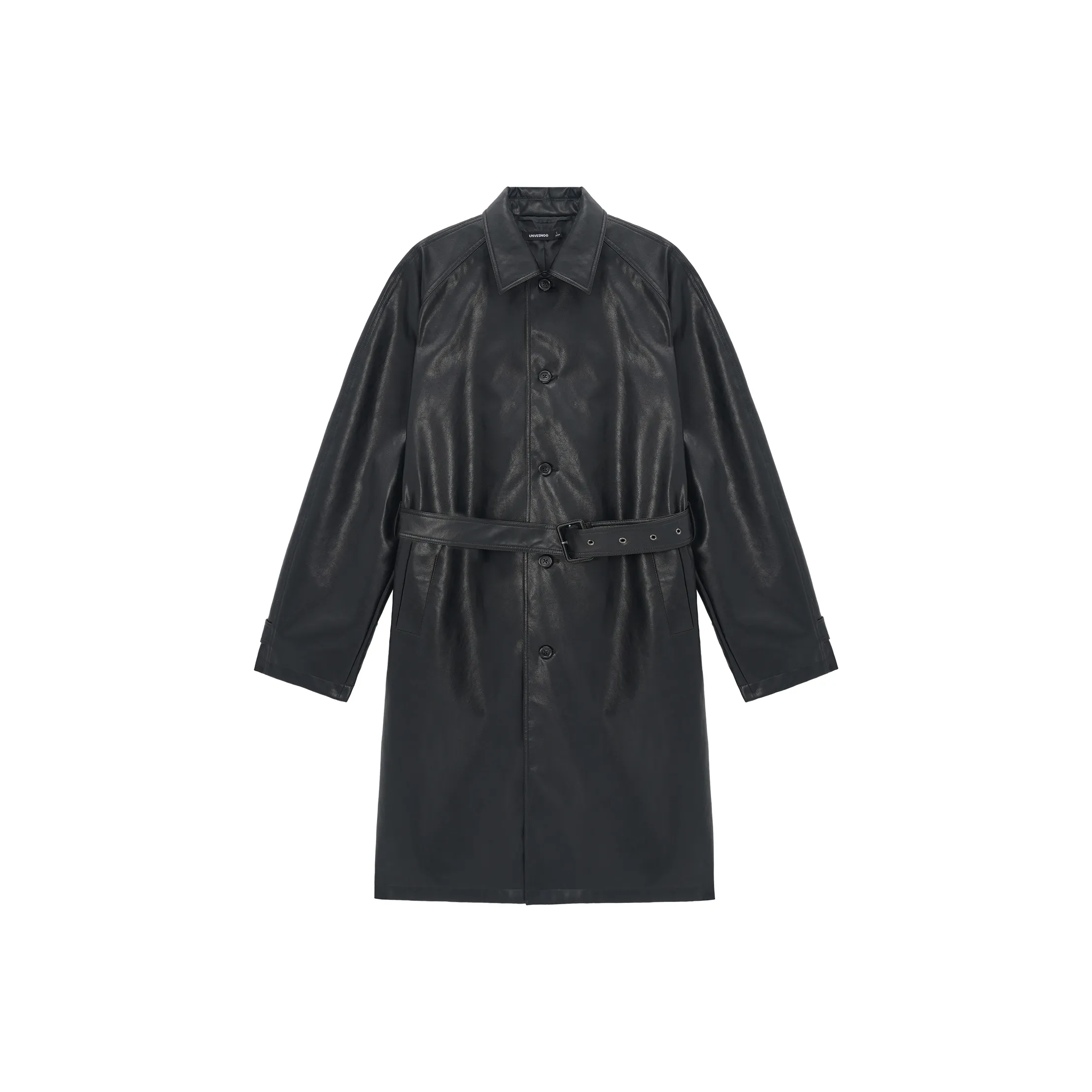 UNVESNO Черные унисекс кожаные куртки