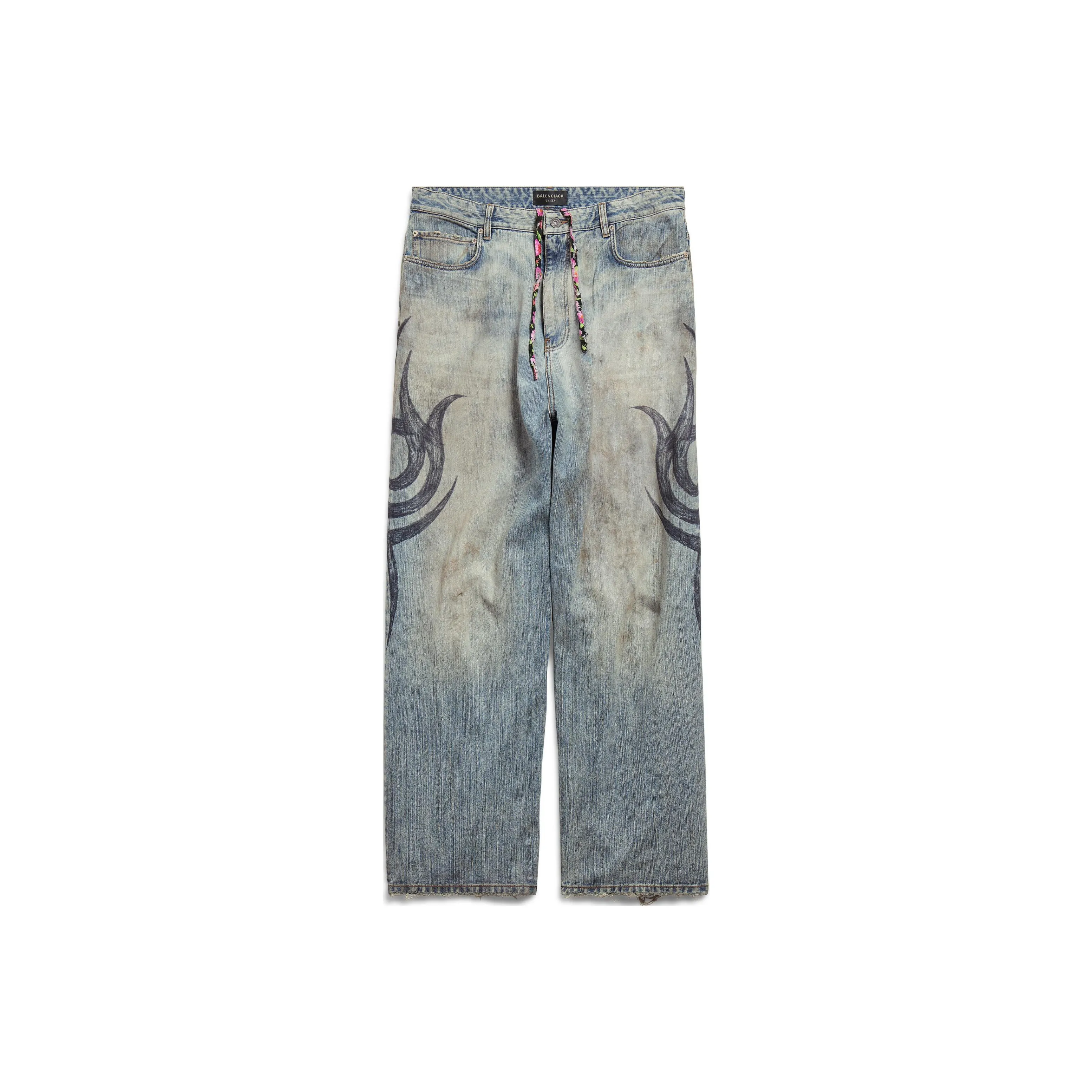 Balenciaga Y2K Stretched Knee Baggy Jeans