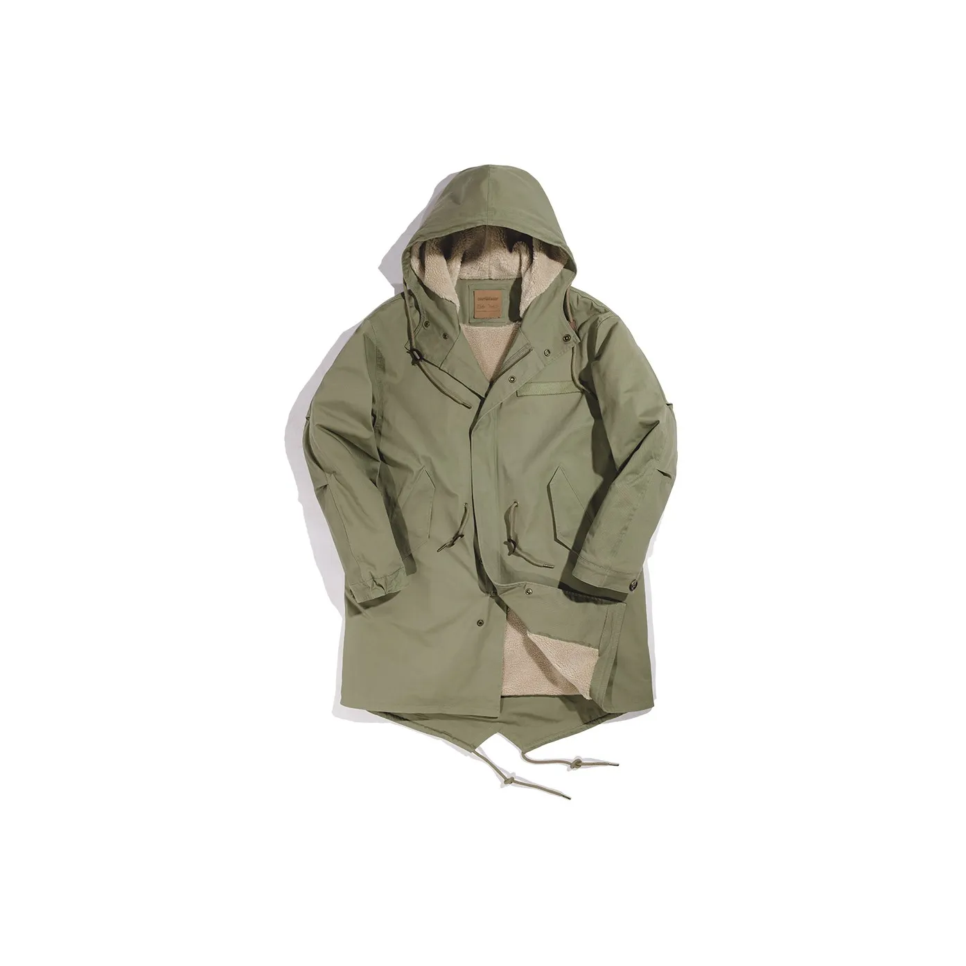 MADEN Trench Coat Men's Army Green