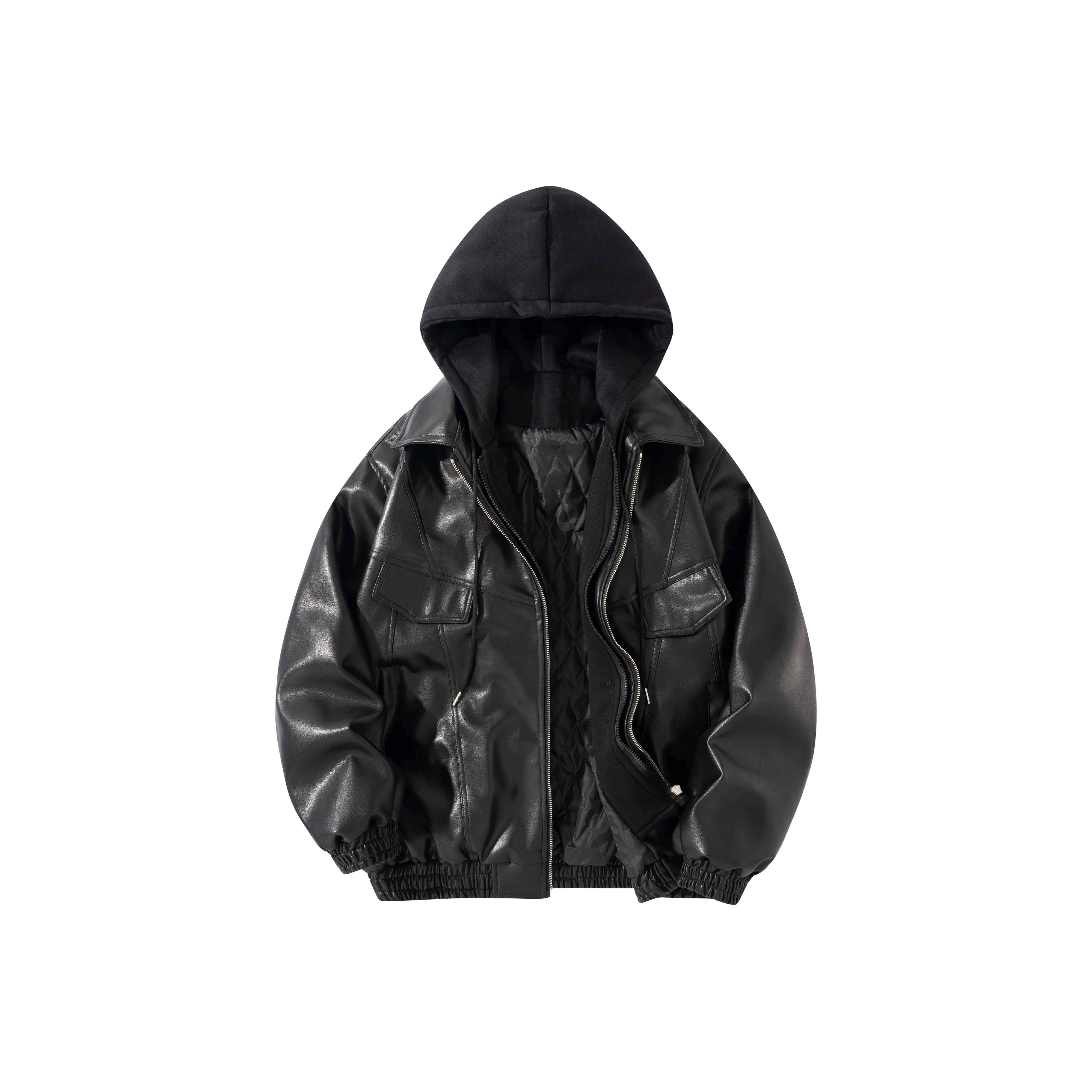 YATSI Унисекс Кожаные Куртки