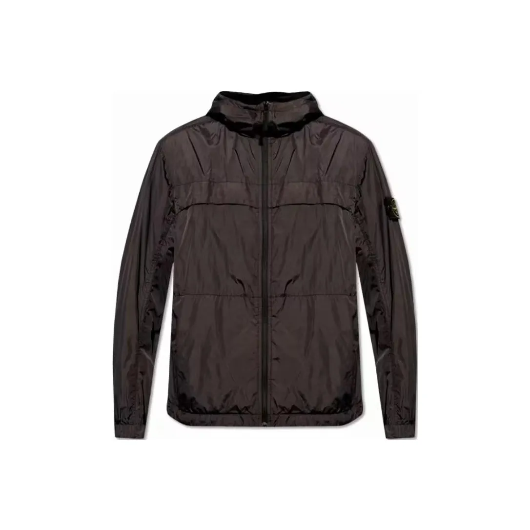 STONE ISLAND Jackets Men Charcoal Gray