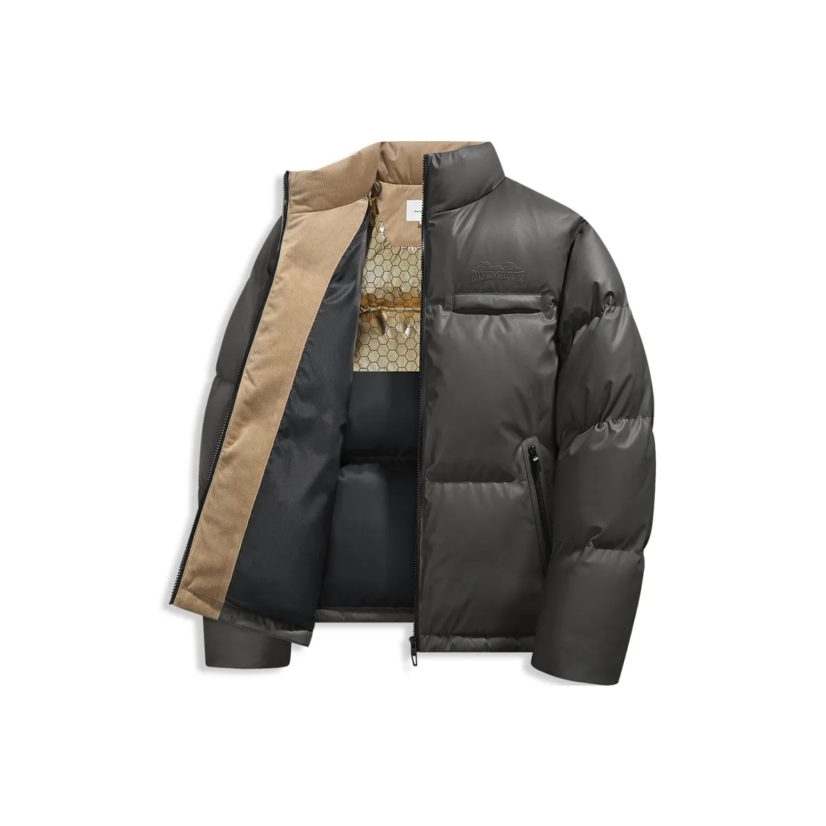 Dance with Wolves Пуховик Мужской Темный Абрикос