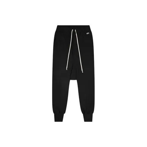 Rick Owens DRKSHDW Черные Мужские Вязаные Спортивные Брюки