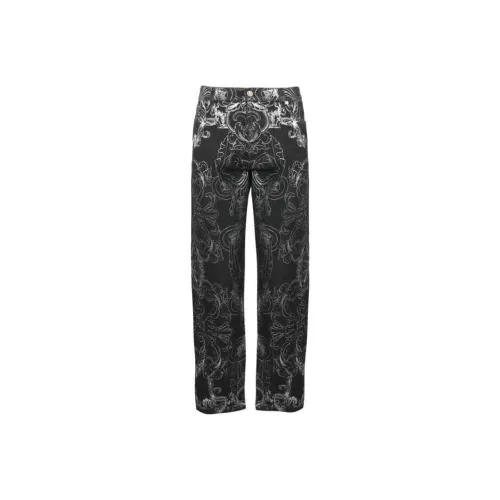 VERSACE Черные Мужские Джинсы