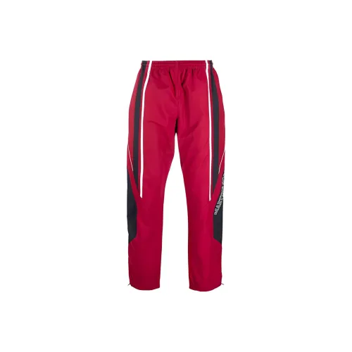 MARTINE ROSE Red Мужские Вязаные Спортивные брюки