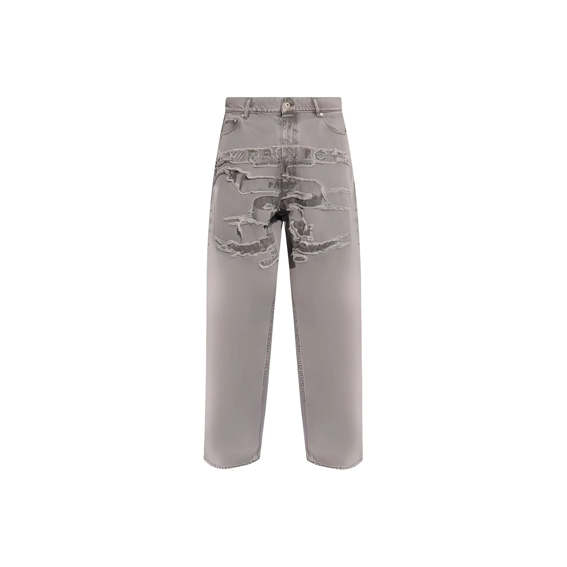 Y Project Gray Men's Jeans Y Project Серый Мужской Джинсы