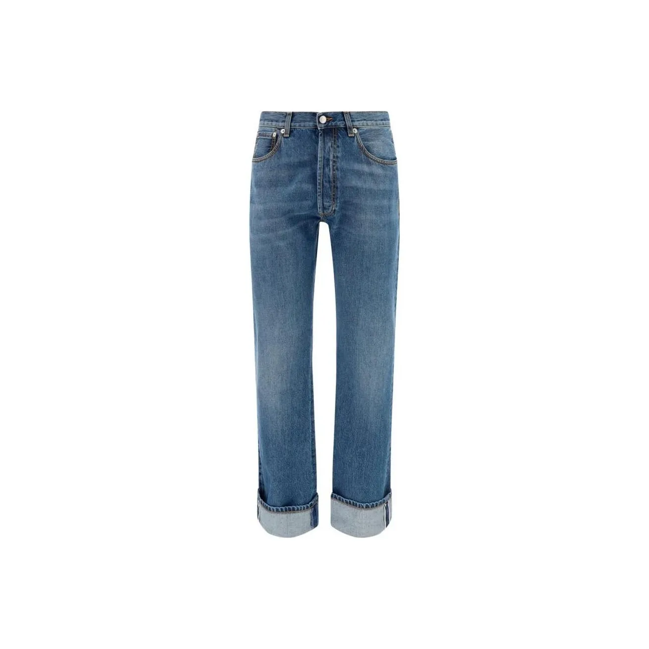 Alexander McQueen Turn Up Jeans