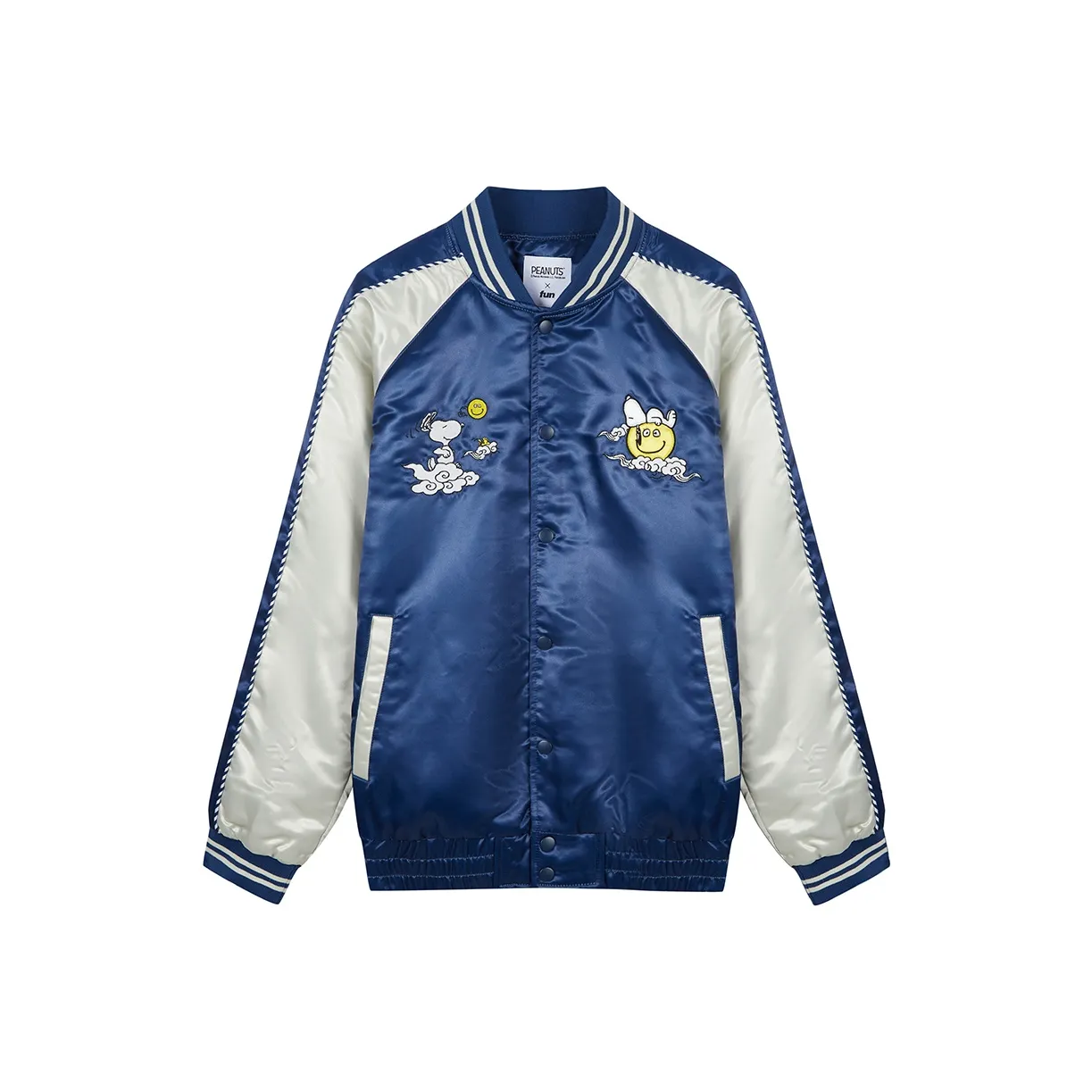 FUN X Snoopy Jackets & Coats Unisex Army Blue