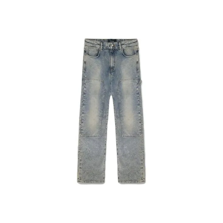 REPRESENT Кремовый Синий Мужские Джинсы