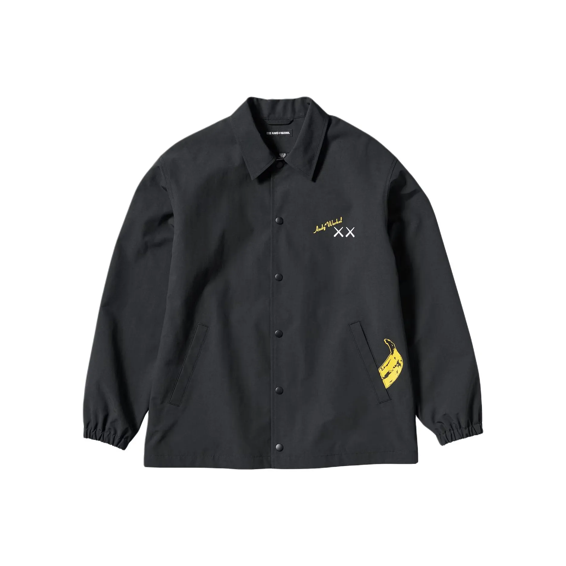 Andy Warhol X Kaws X UNIQLO KAWS X WARHOL Collaboration Jackets Unisex Black