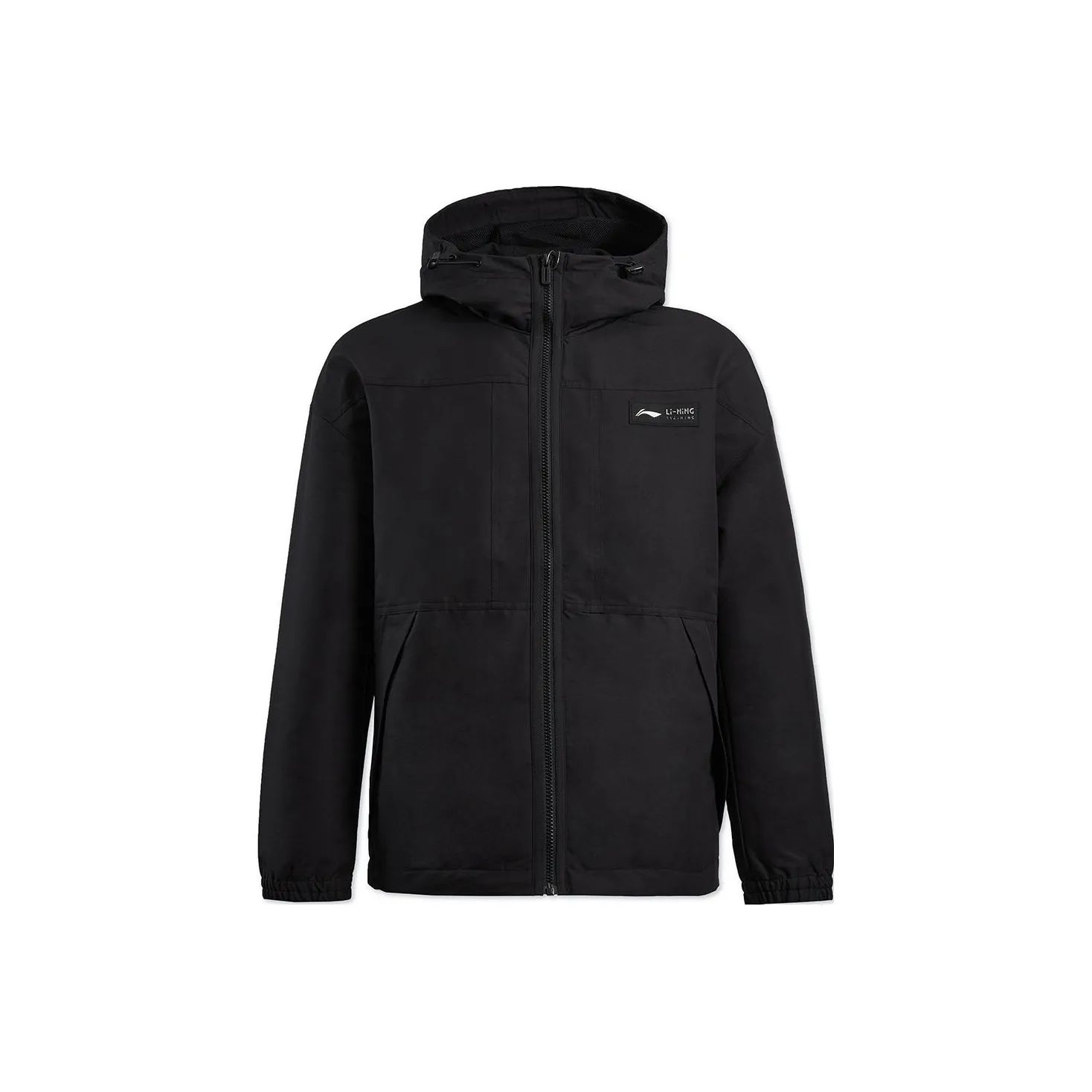 LiNing Fitness Series Men's Long Trench Coat Fall Collection Men's Black