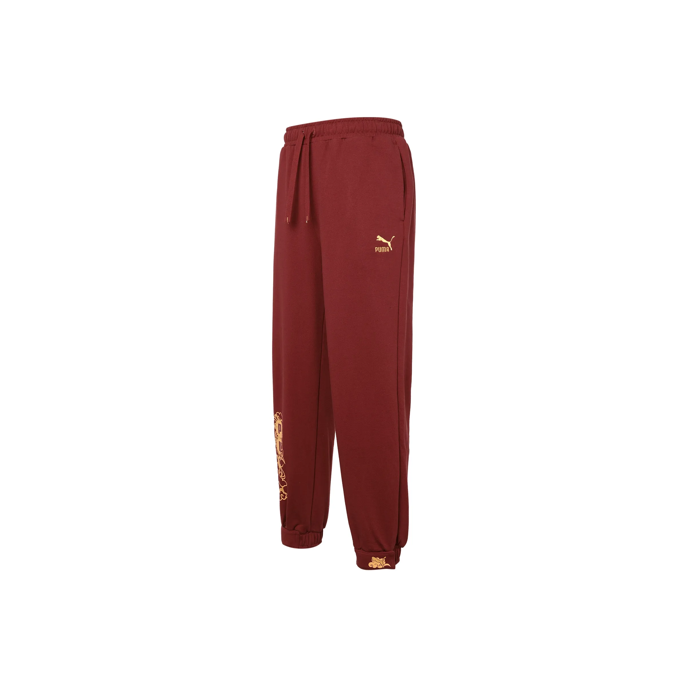 PUMA Knitted Sweatpants Men's Red