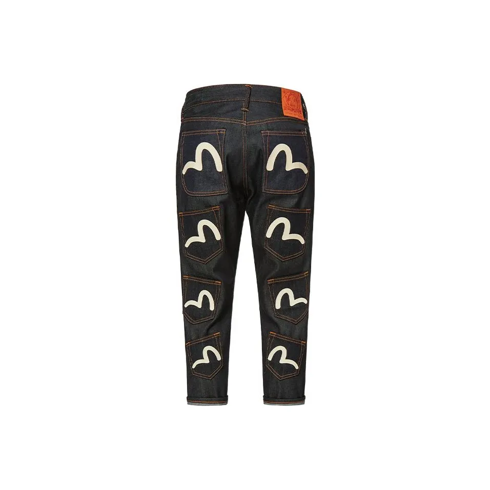 EVISU Jeans Men Denim Blue