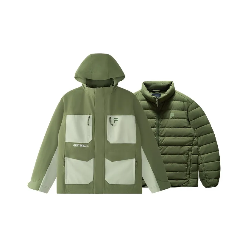FILA FUSION Пуховик Мужской Military Green