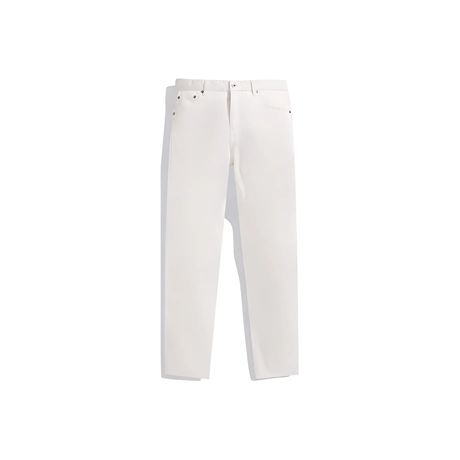 PEACEBIRD MEN Белый 1 Облегающий Прямой крой Мужские Джинсы