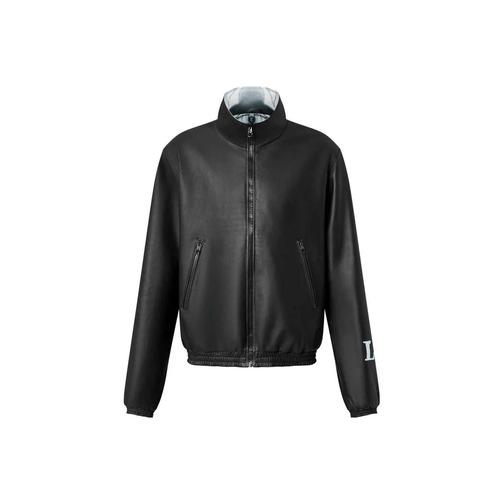 LOUIS VUITTON SS23 Leather Jackets Coats Men's Black