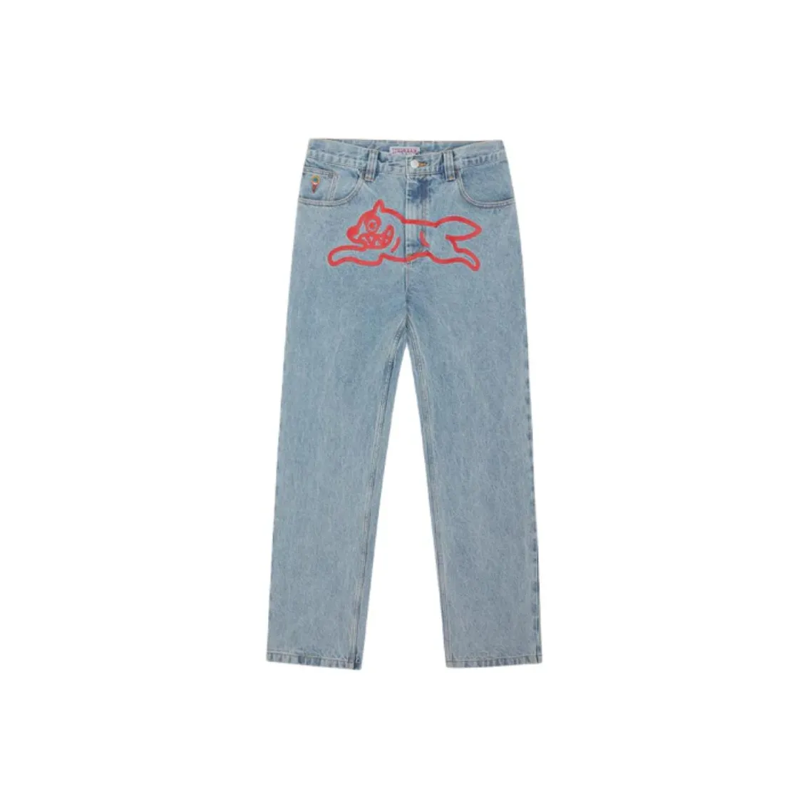 Icecream Running Dog Straight leg Jeans