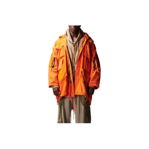 GREG LAUREN Апельсин Мужские Парки